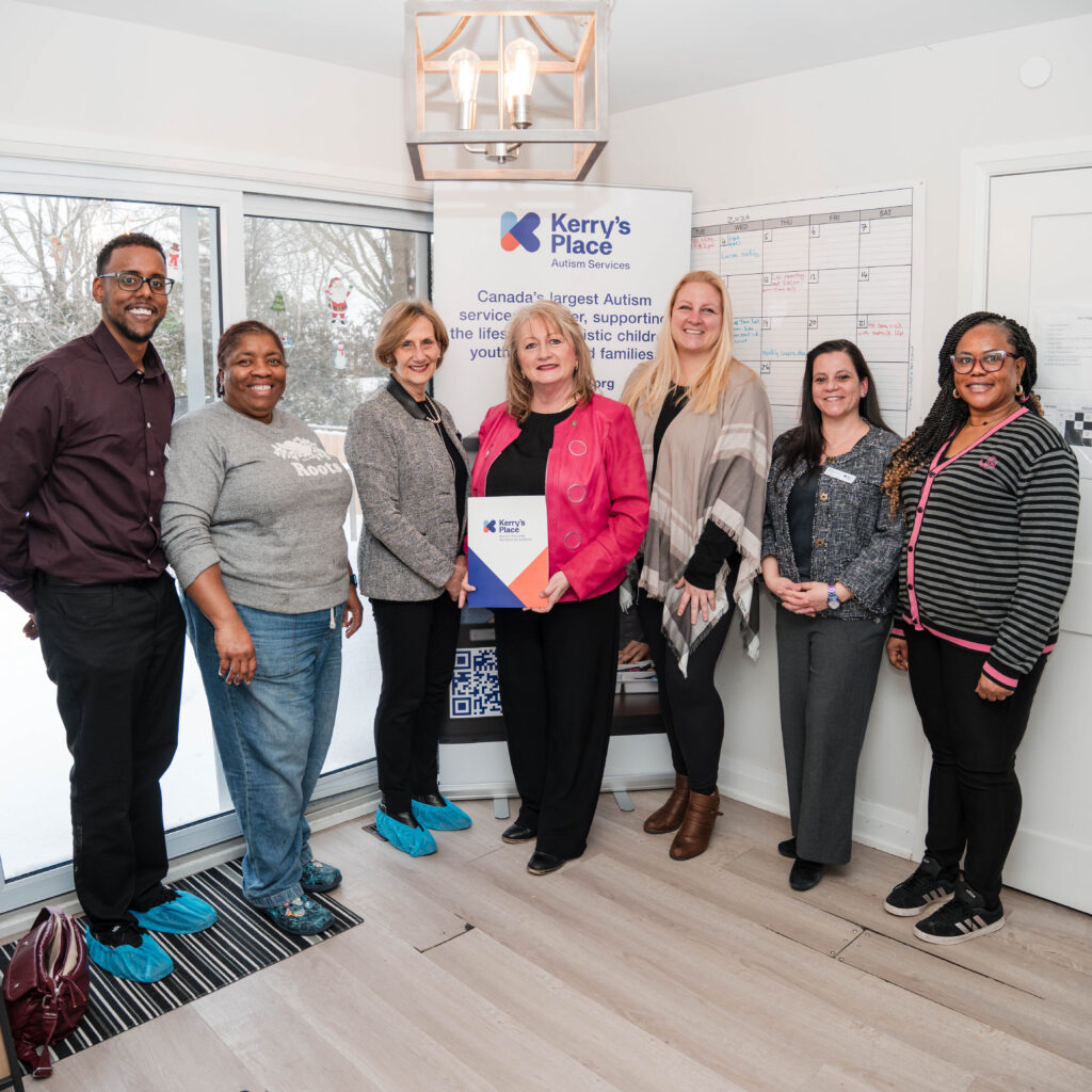 Pictured: Dawn Gallagher Murphy, MPP for Newmarket-Aurora visiting our supported living home in Newmarket.